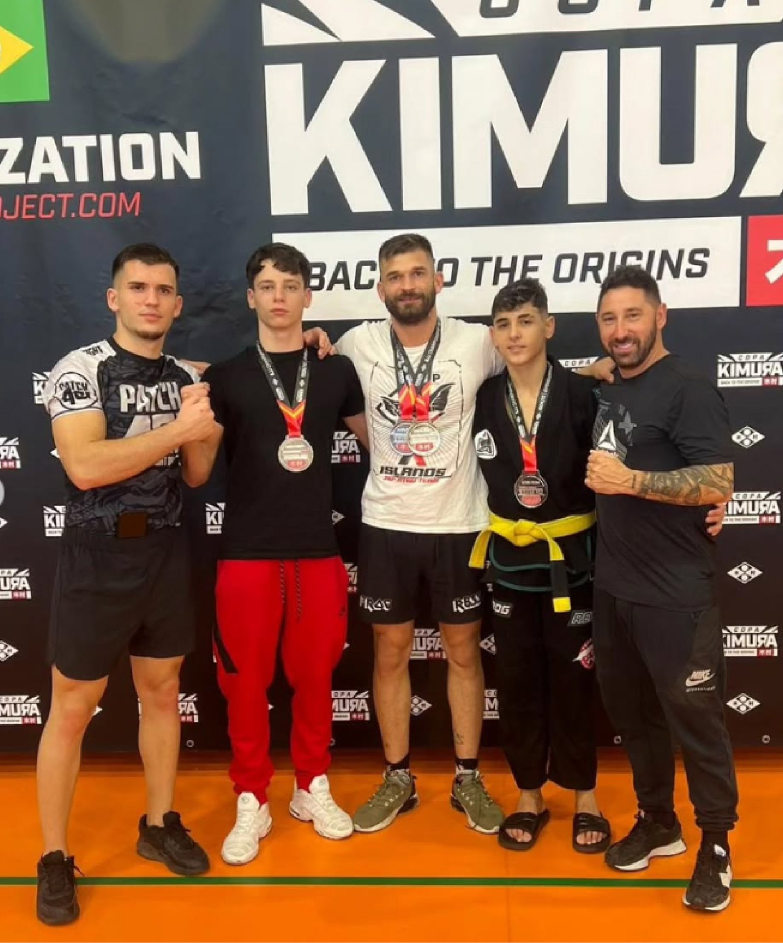Podio de Equipo Jinzai Bjj Academy en Torneo de Jiu Jitsu
